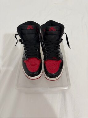 Nike Air Jordan 1 High Patent Leather - Black & Red